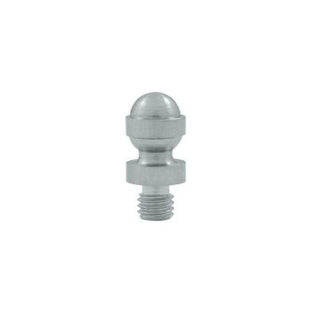 CHAT26D Acorn Tip Cabinet Finial Brushed Chrome, 10PK